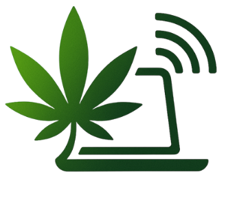remote cannabis industry jobs work from weed logo transparent